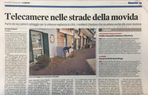 Sistema di Videosorveglianza per il Comune di Roseto degli Abruzzi